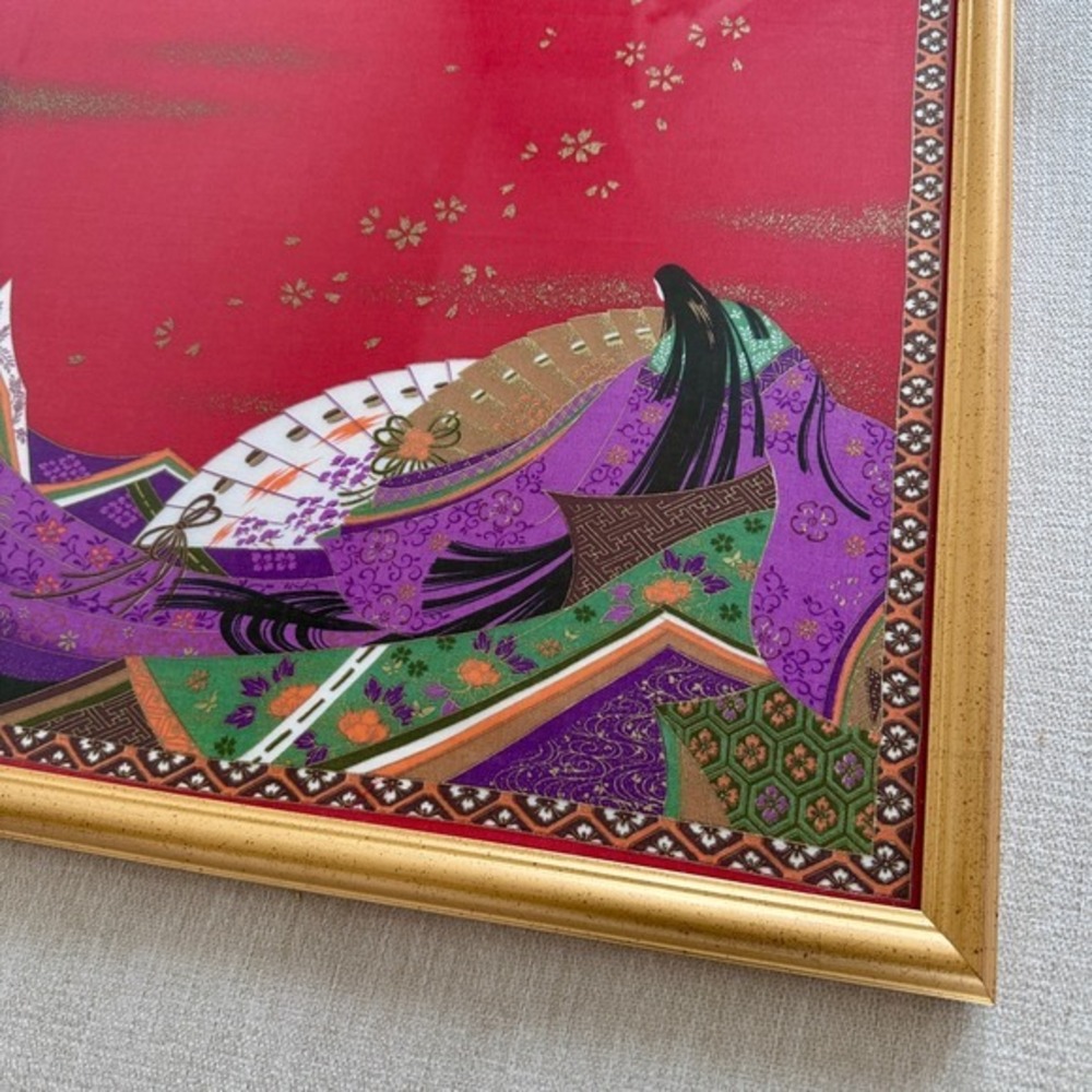 Japanese Art Print,‎ Framed Scarf - Picture 2 of 5